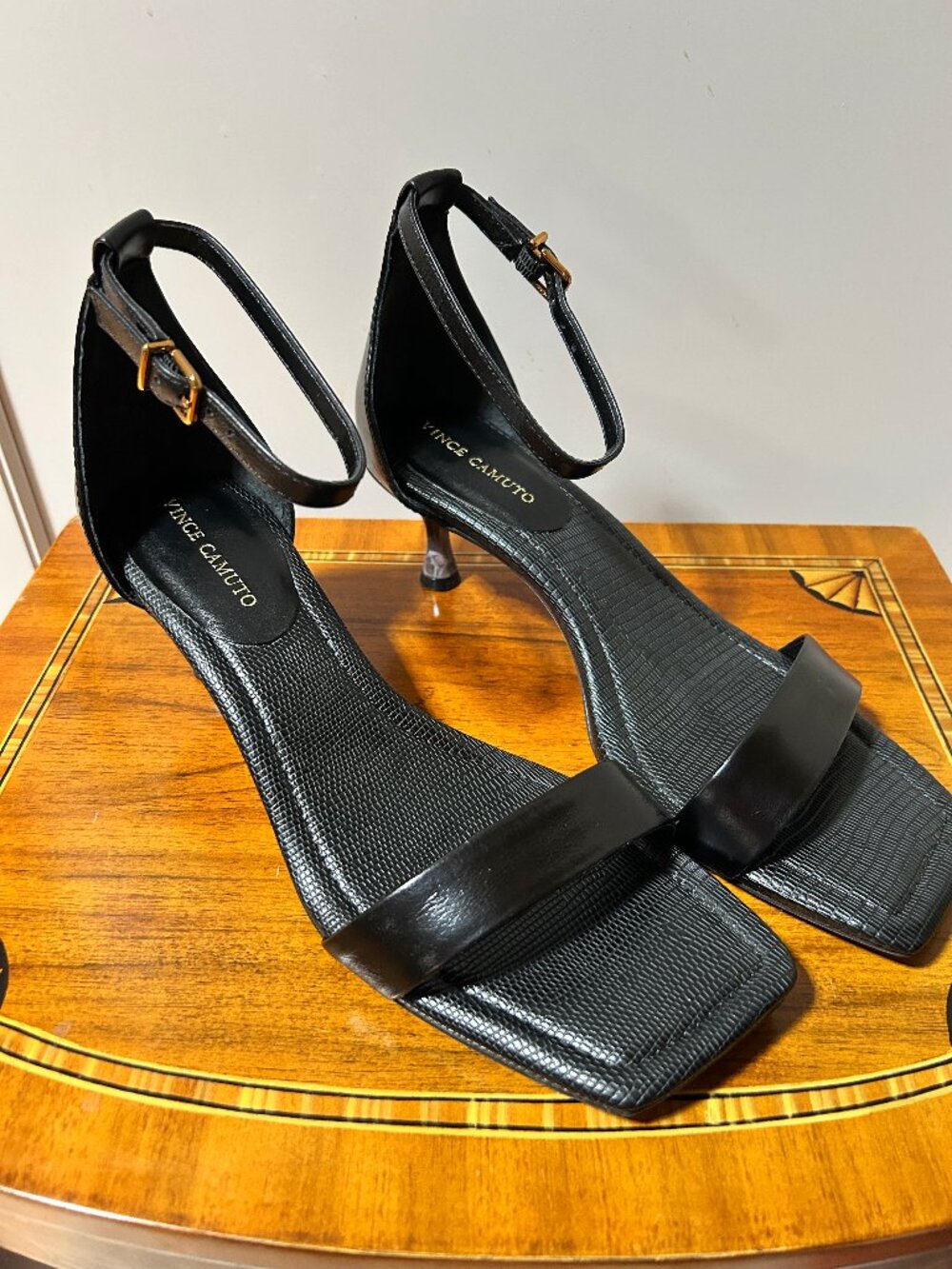 Women's Vince Camuto Vinkely Kitten Heel Dress Sandal, 8.5 M. NEW IN BOX